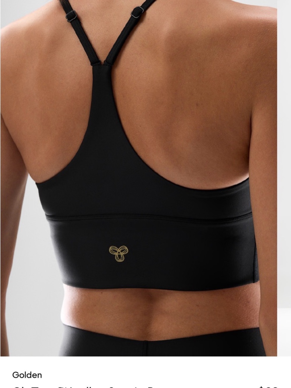 Aritzia GloTone Incline Sports Bra - Black - Picture 2 of 6